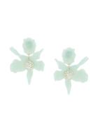 Lele Sadoughi Lily Flower Swing Earrings - Blue