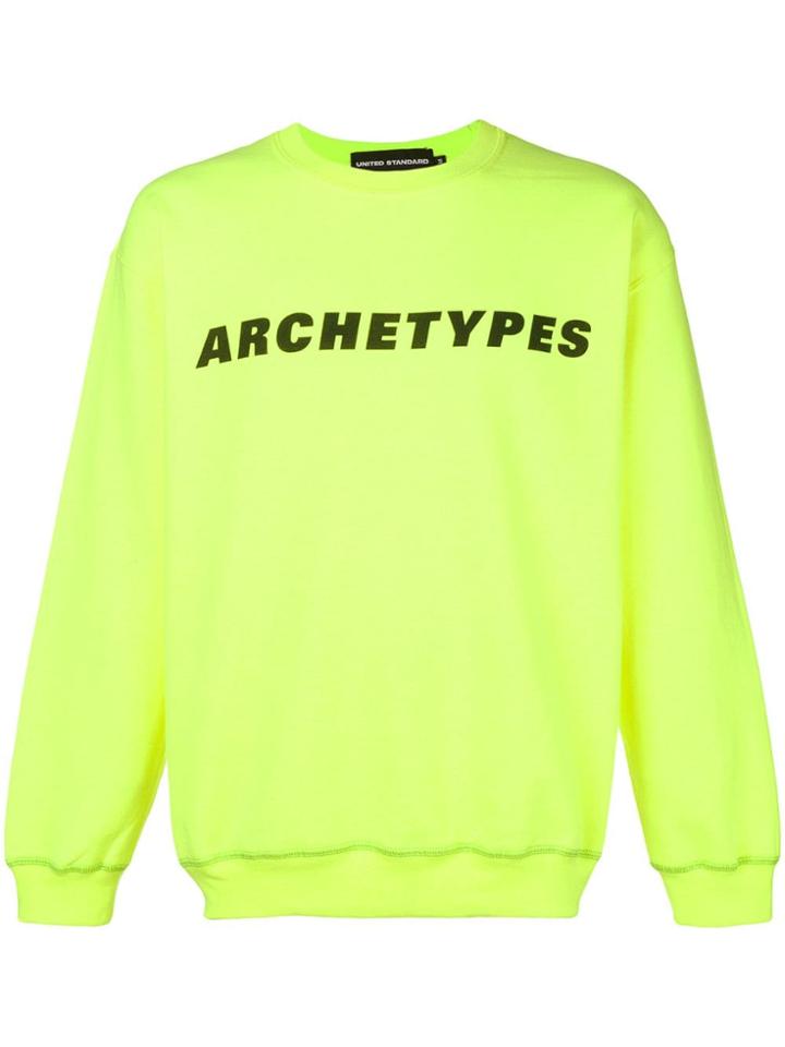 United Standard 'archetypes' Print Sweatshirt - Yellow