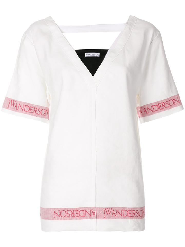 Jw Anderson Loose Fit T-shirt - White