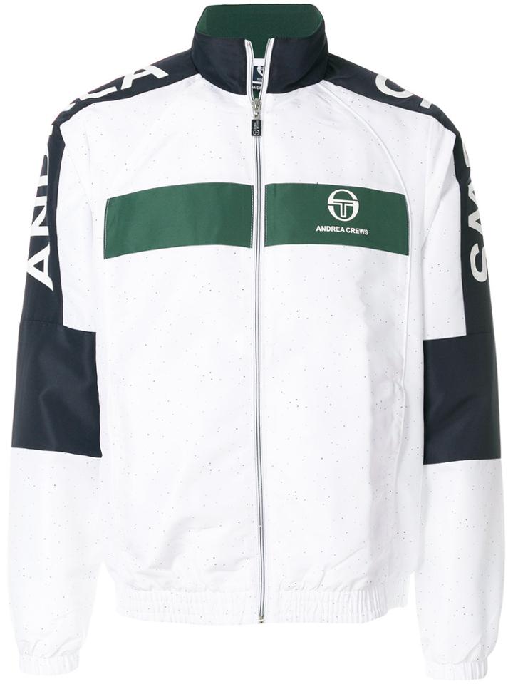 Andrea Crews Sergio Tacchini Capsule Track Jacket - White