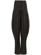 Mugler Relaxed Fit Cocoon Trousers - Black