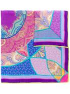 Etro Silk Scarf - Purple