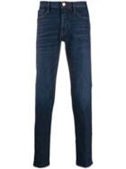 Emporio Armani Slim-fit Denim Trousers - Blue