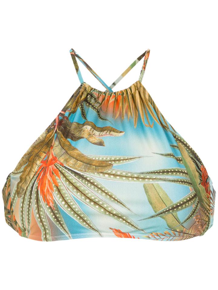 Lygia & Nanny Busto Lana Estampado - Blue