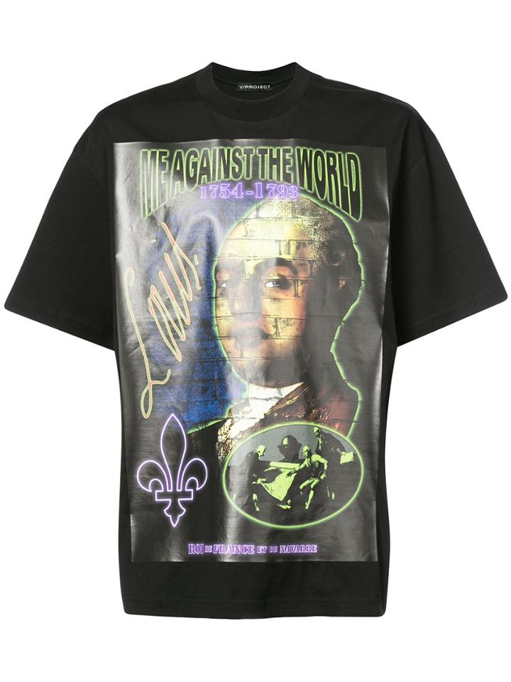 Y / Project Photographic Print T-shirt - Black
