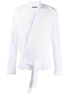 Balmain Kimono Front Shirt - White