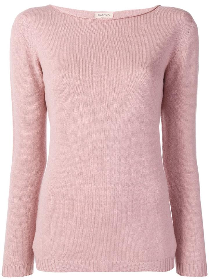 Blanca Basic Jumper - Pink & Purple