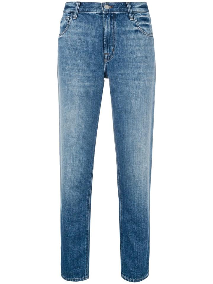 J Brand Mid-rise Boy Fit Jeans - Blue
