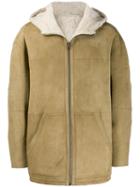 Isabel Marant Hooded Suede Jacket - Neutrals