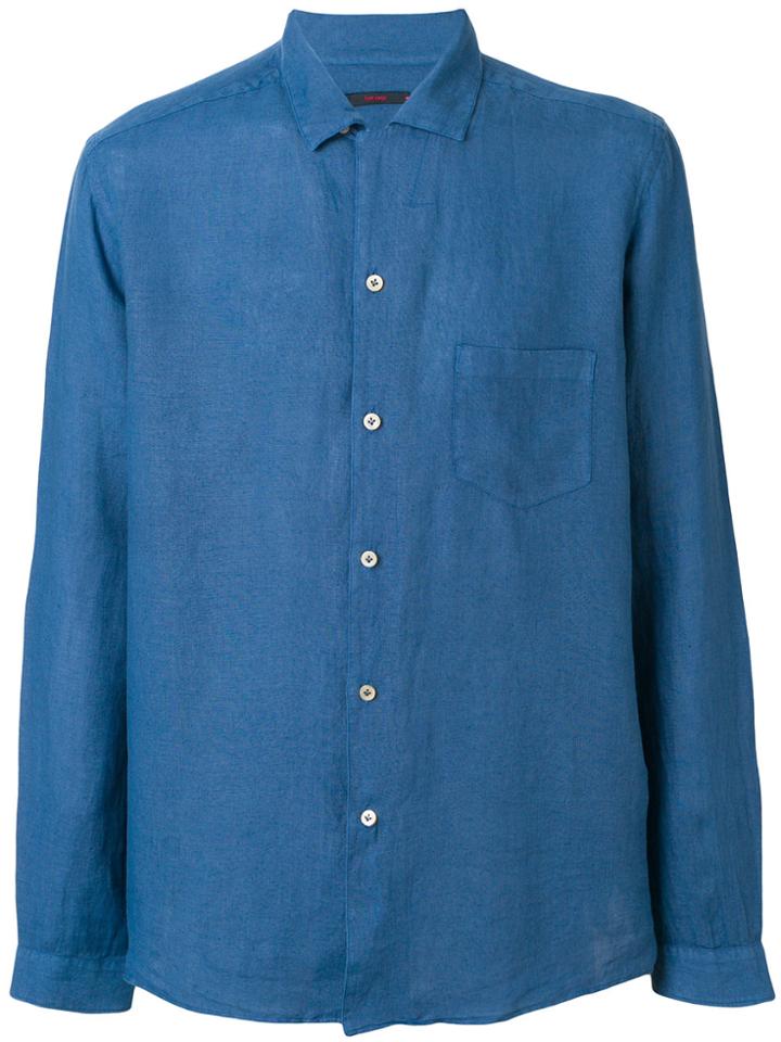 The Gigi Casual Long-sleeve Shirt - Blue