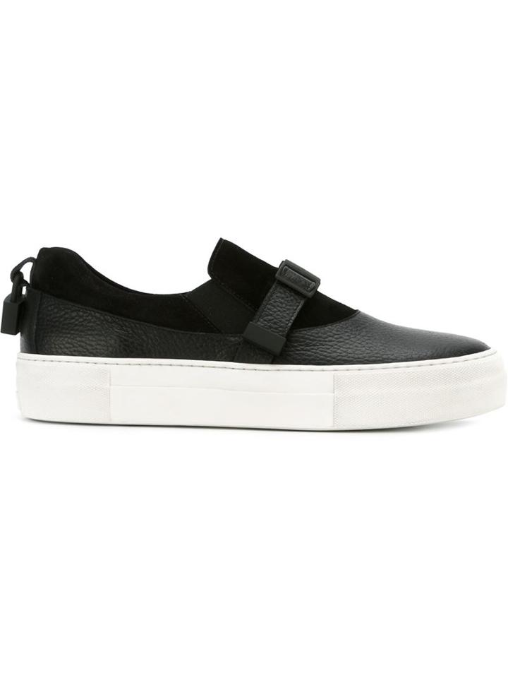 Buscemi Buckle Detail Slip On Sneakers