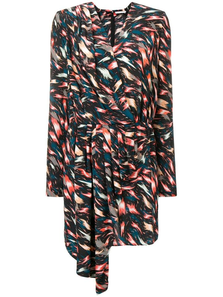 Givenchy Asymmetric Printed Dress - Black