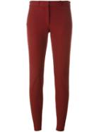 Joseph Cropped Slim Trousers, Women's, Size: 36, Red, Viscose/acetate/cotton/spandex/elastane