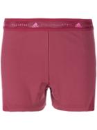Adidas By Stella Mccartney Hot Yoga Shorts - Red