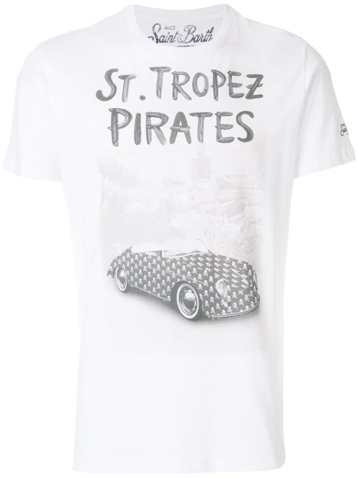 Mc2 Saint Barth St. Tropez Pirates Print T-shirt - White