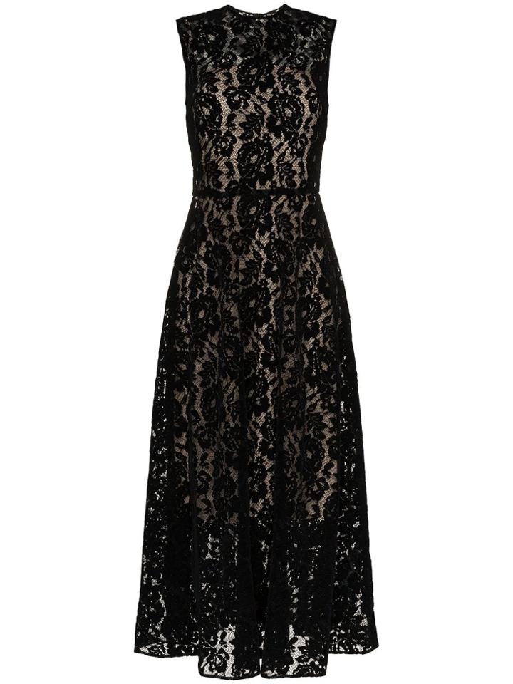 Christopher Kane Maxi Lace Dress - Black