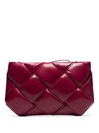 Bottega Veneta Bttga Maxi Qltd Lthr Pouch - Pink
