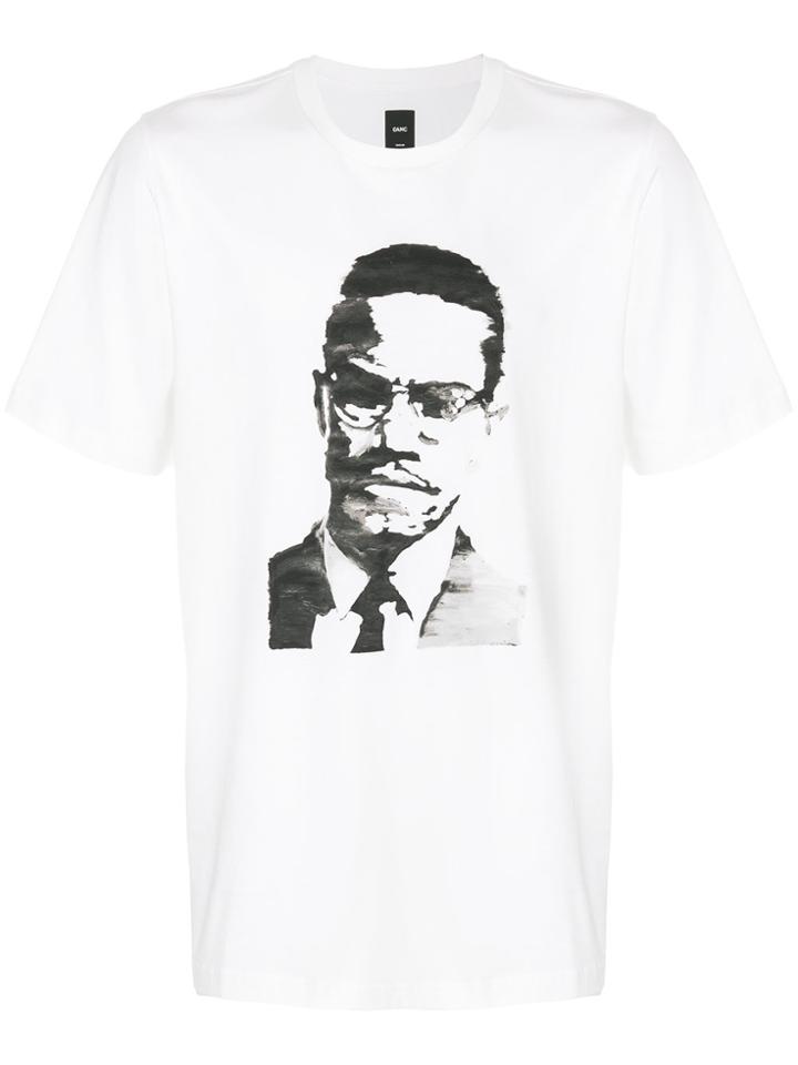 Oamc Portrait Print T-shirt - White