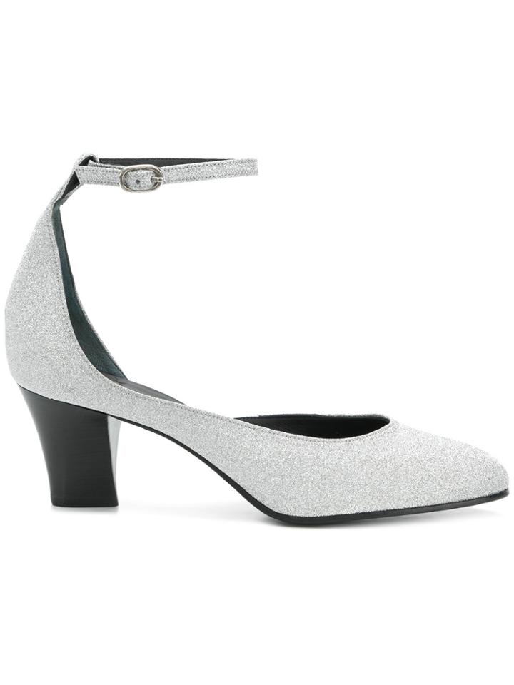 Golden Goose Deluxe Brand Ankle Strap Pumps - Metallic