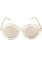 Karen Walker Eyewear Round Frame Sunglasses - Metallic