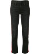 Polo Ralph Lauren Contrast Stripe Slim Jeans - Black