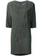 Maiyet Embroidered T-shirt Dress, Women's, Size: 2, Green, Silk