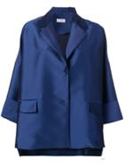 Alberto Biani Oversized Cape Blazer - Blue