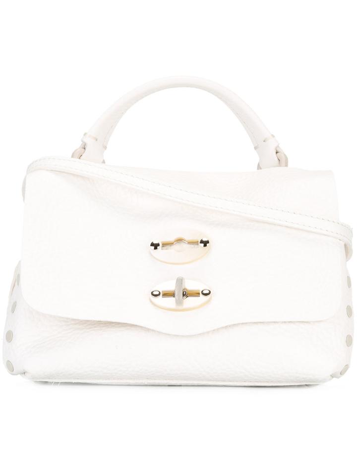 Zanellato - Baby Pura Cross Body Bag - Women - Leather/brass - One Size, White, Leather/brass