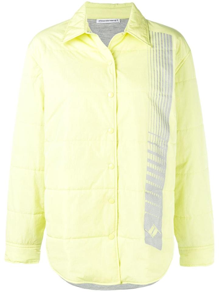 T By Alexander Wang Quilted Straight Jacket - Yellow