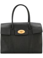 Mulberry Gold-tone Hardware Medium Tote, Women's, Black