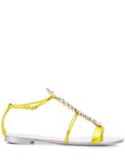 Giuseppe Zanotti Slim Flat Sandals - Yellow