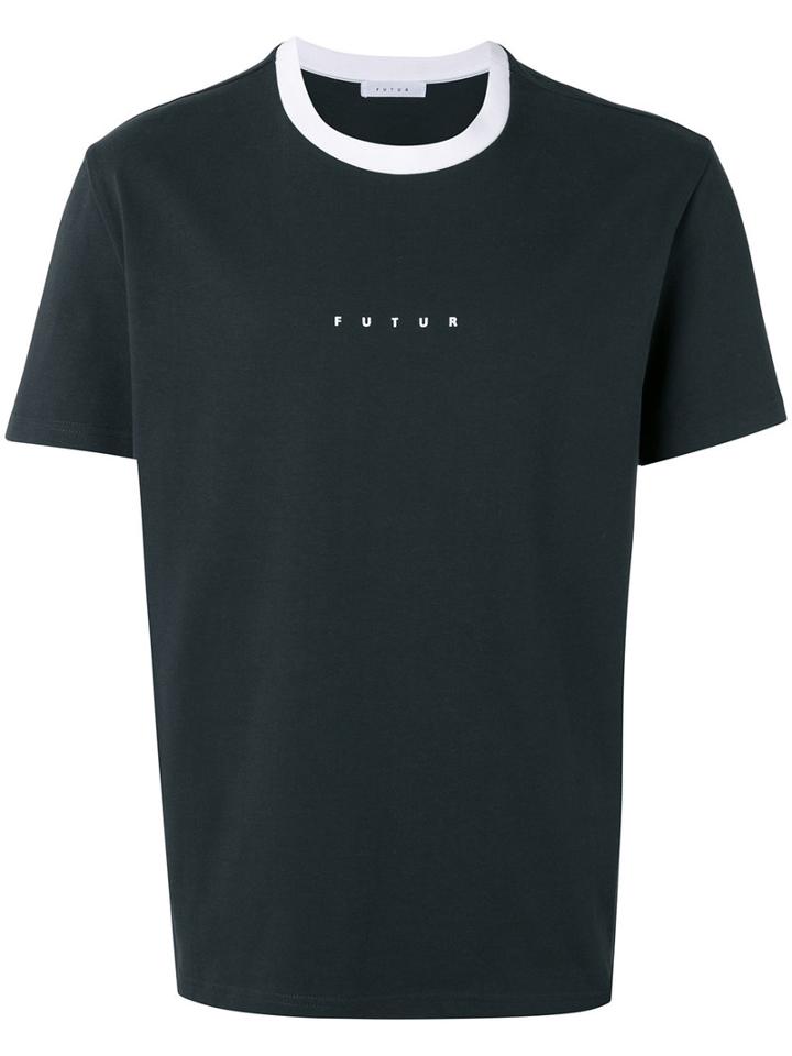 Futur - 'ringer' T-shirt - Men - Cotton - M, White, Cotton
