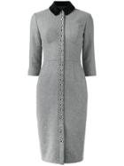Olympia Le-tan Button-down Dress - Grey