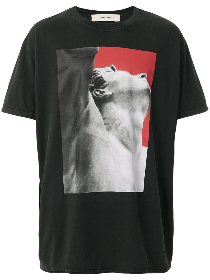 Damir Doma Statute Print T-shirt - Grey