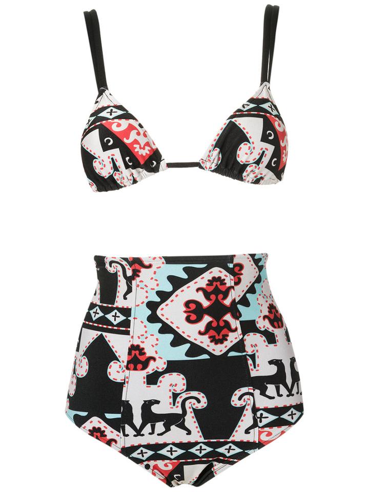 Adriana Degreas Hot Pants Bikini Set, Women's, Size: G, Polyamide/spandex/elastane