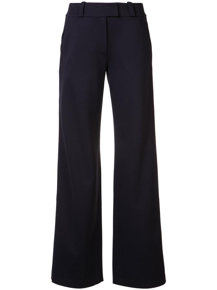 Maison Ullens Tailored Flared Trousers, Women's, Size: Xs, Pink/purple, Viscose