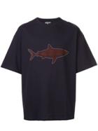Lanvin Shark Print T-shirt - Purple