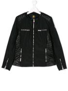 Ciesse Piumini Junior Quilted Biker Jacket - Black