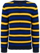 Mp Massimo Piombo Striped Chunky Sweater - Blue