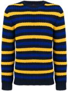 Mp Massimo Piombo Striped Chunky Sweater - Blue