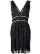 Isabel Marant Étoile Balzan Dress, Women's, Size: 38, Blue, Silk/cotton/viscose/polyester
