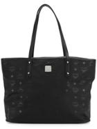 Mcm Dieter Top Zip Shopper - Black