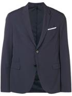 Neil Barrett Button Front Blazer - Blue