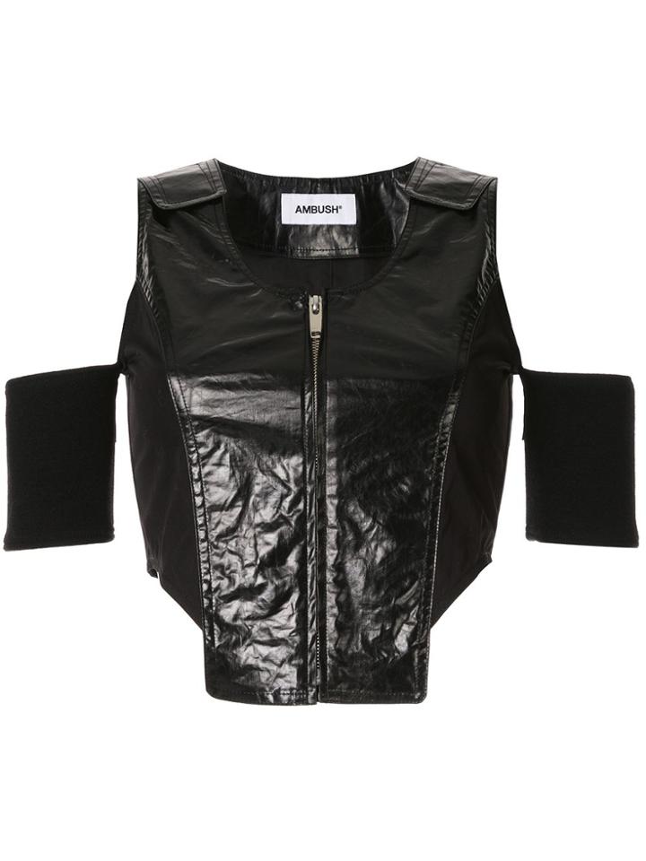 Ambush Cold Shoulder Bustier - Black