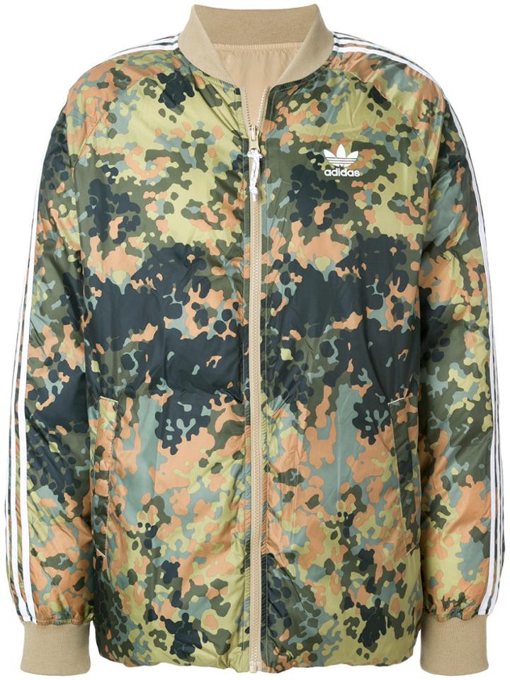 Adidas By Pharrell Williams Hu Hiking Sst Reversible Camo Jacket -