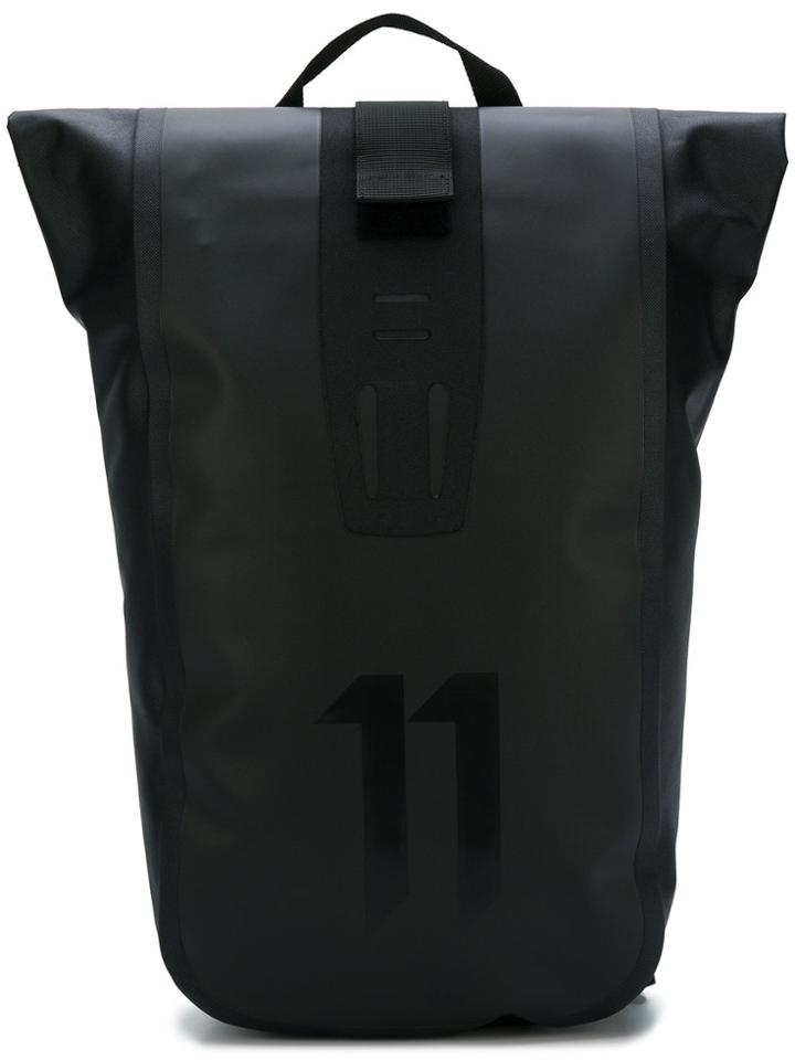 11 By Boris Bidjan Saberi Rolled Top Backpack - Black