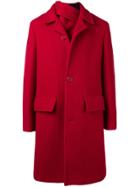 Raf Simons Single-breasted Coat - Red