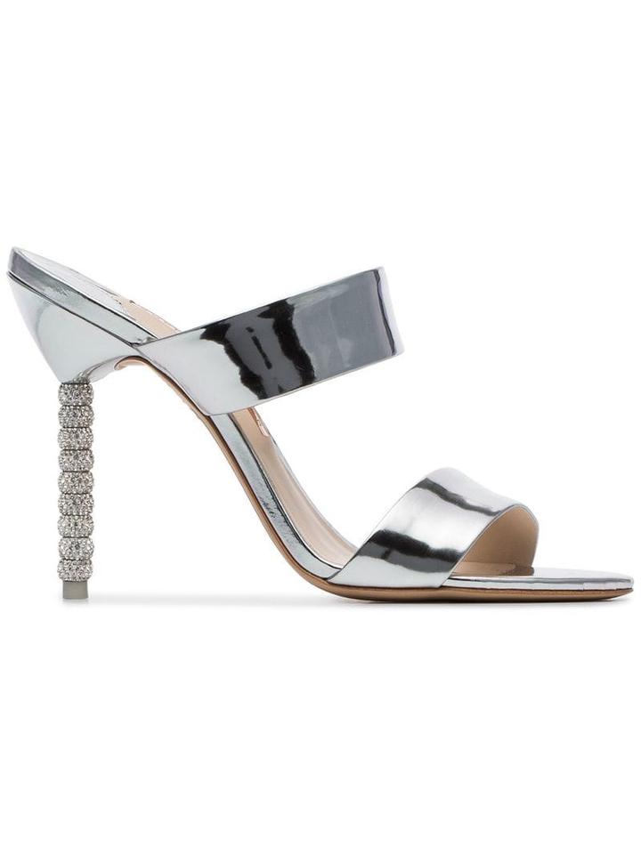 Sophia Webster Rosalind 100 Crystal Embellished Sandals - Metallic