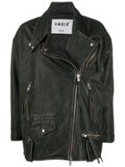 S.w.o.r.d 6.6.44 Oversized Biker Jacket - Black