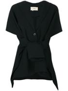 Ports 1961 Sleeve Tie Blazer - Black